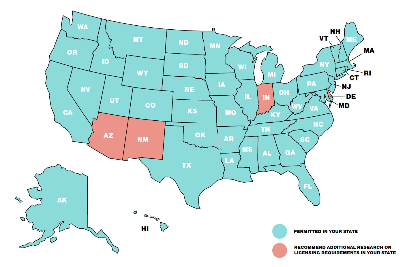 Daycare State Map