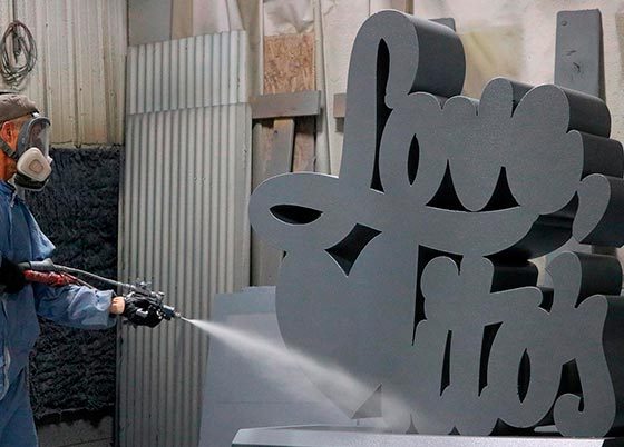 Foam3 D Selfie Sign Sculptures