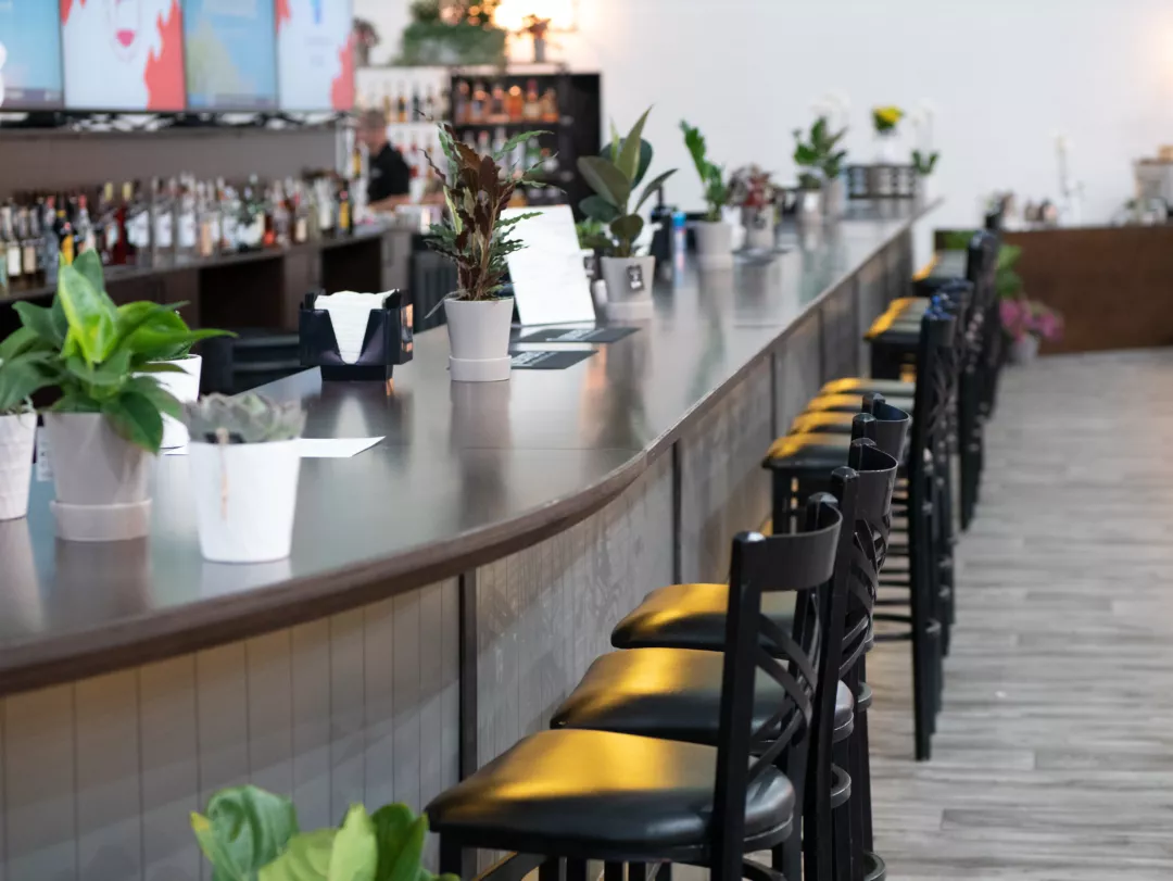 Wooden Bar Counter | Branded Environments