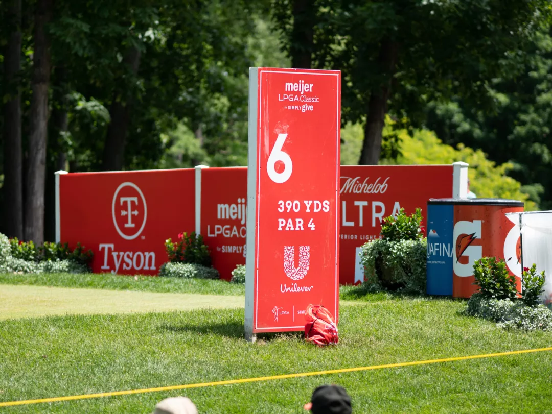 Golf Course Standee | Double Sided Standing Banner