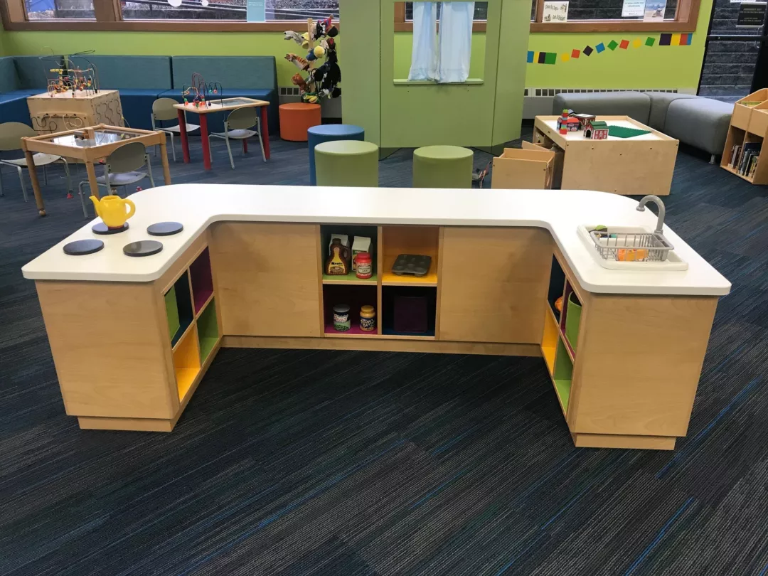 Custom Play Kitchen | Wooden Children's Play Structures