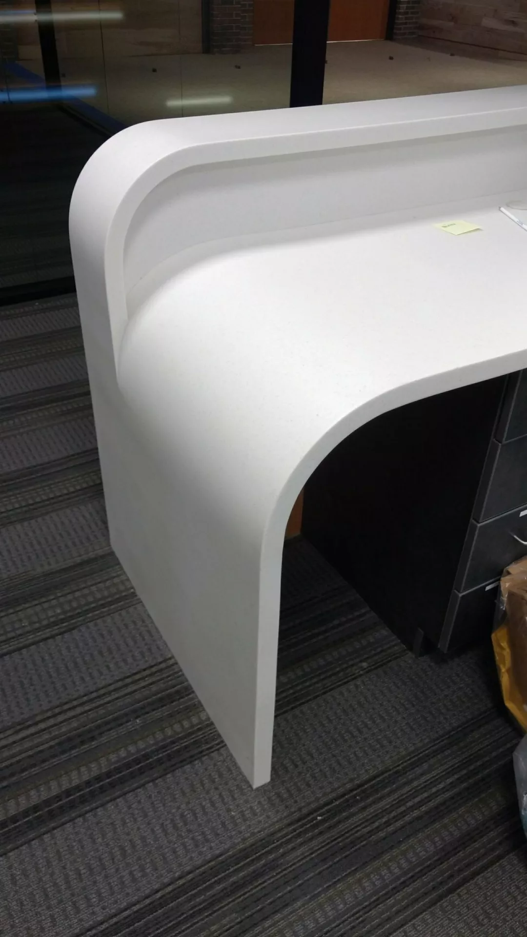Closeup of Custom Desk | Fabrication by Britten