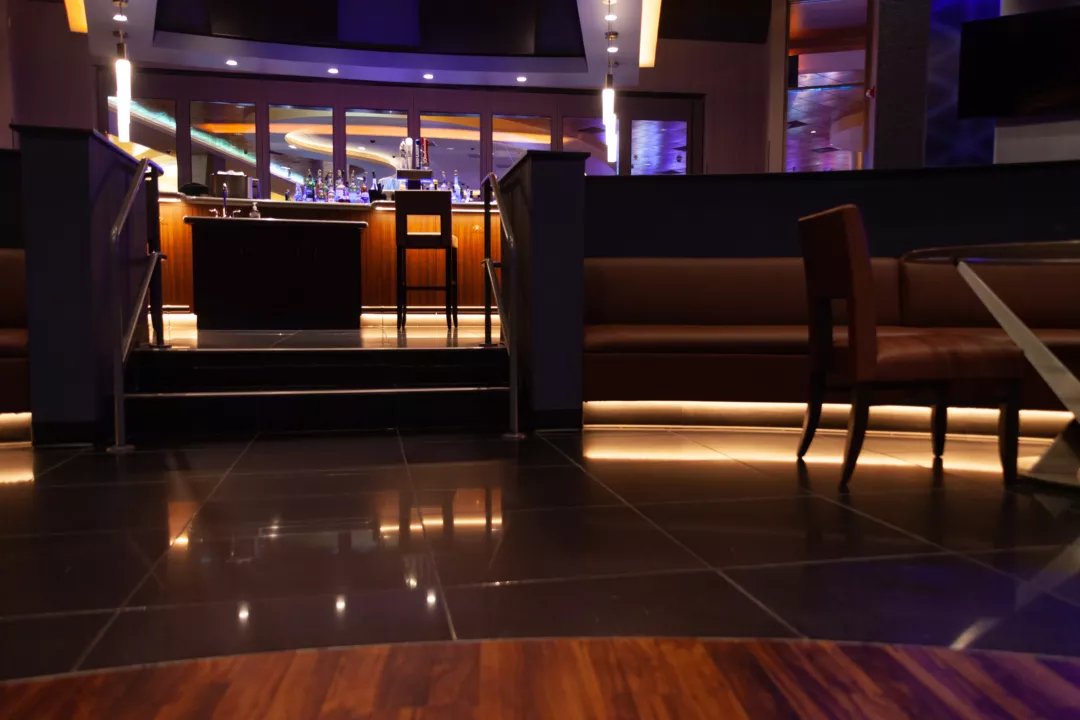 Underlit Booths | Customized Bar Seating