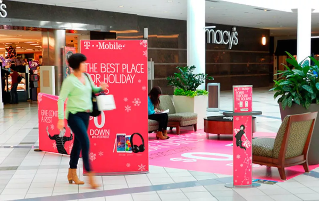 T Mobile Infinity Standee | Custom Mall Standee