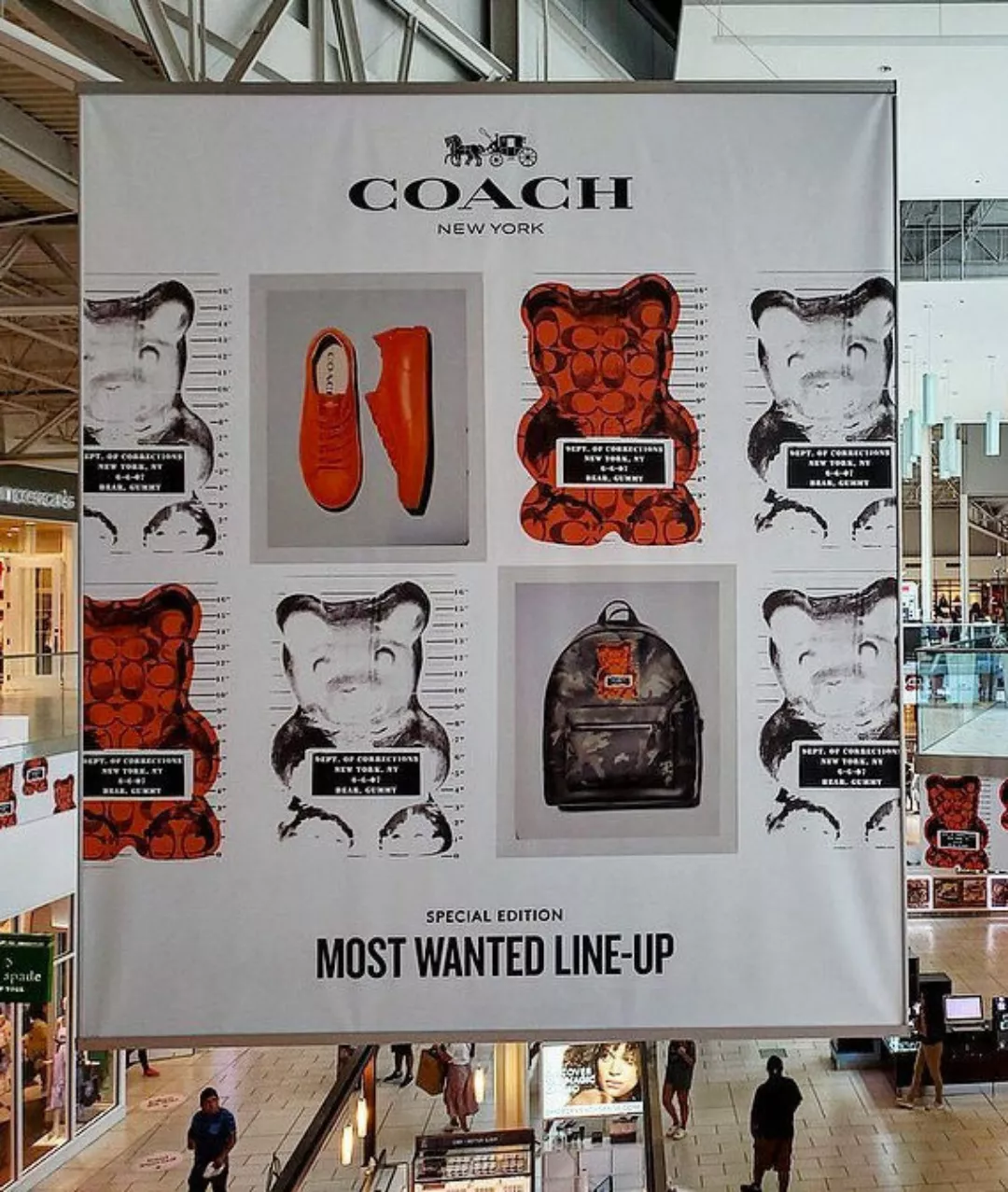SkyBanner Suspended Banner | Coach Mall Signage