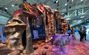 Large Scale Foam Fabrication | Moular Statue for Trade Show