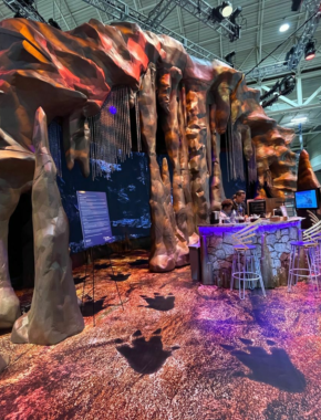 Large Scale Foam Fabrication | Moular Statue for Trade Show