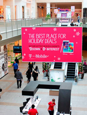 Easy Swap Hanging Banner | Easy Install Holiday Advertisements
