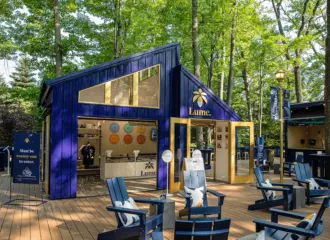 Retail Exterior | Lume Treehouse Retail Display