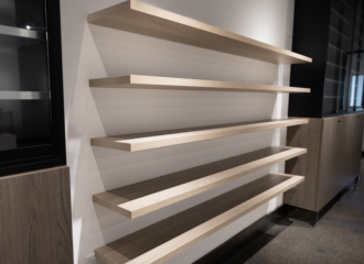 Floating Wooden Shelves | Mounted Display Fixtures