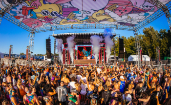 Breakaway Music Event | Custom Overhead Mesh Banner
