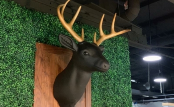 Foam3 D Deer Head Britten Office 2