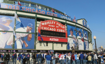 Wrigley Field Mesh Marquee