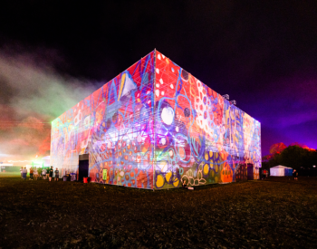 The Cube FORMAT Festival | Customized Mesh Banners
