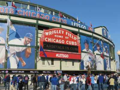 Wrigley Field Mesh Marquee