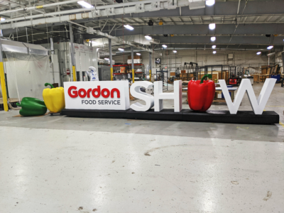 Foam3D Gordon Food Service Letters and Sculpture | 3D Foam Fabrication