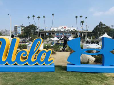 University Sculpture | Giant 3D Logo