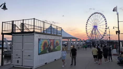 City Fair Mobile Ice Cream Stand | Custom Shipping Container