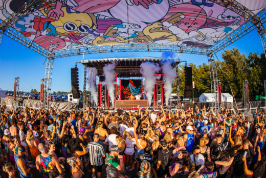 Breakaway Music Event | Custom Overhead Mesh Banner