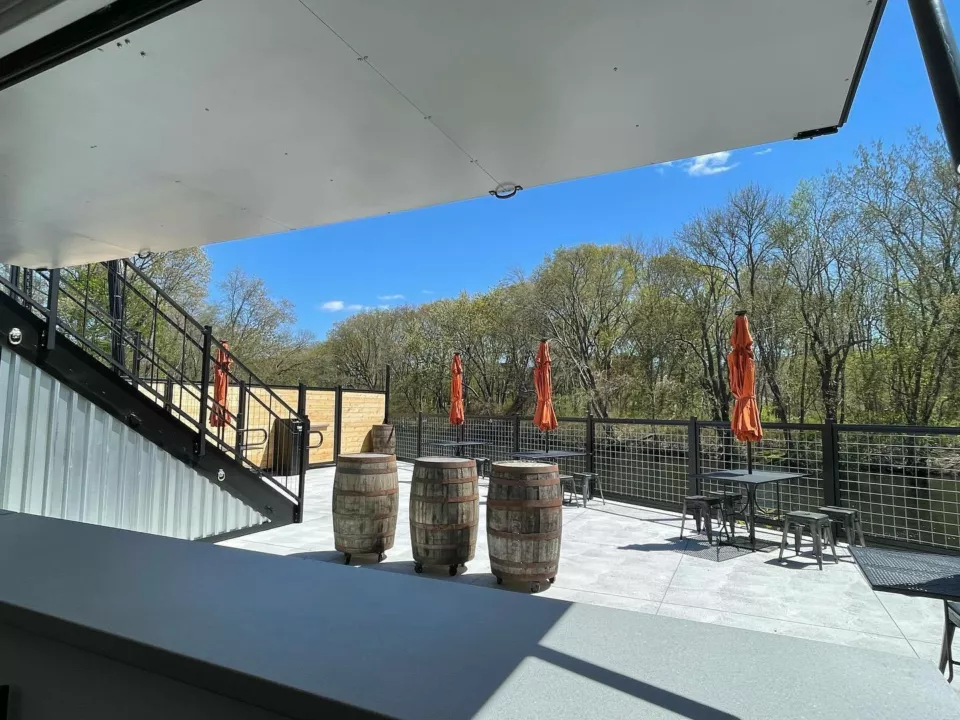 BoxPop Brewery Interior View | Outdoor Seating Solutions