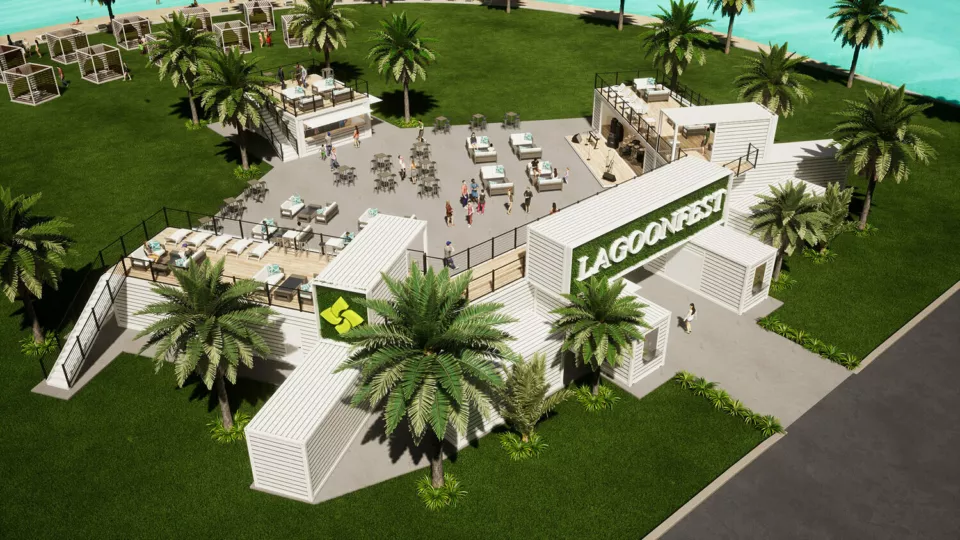 LagoonFest Concept Rendering | Event Activation