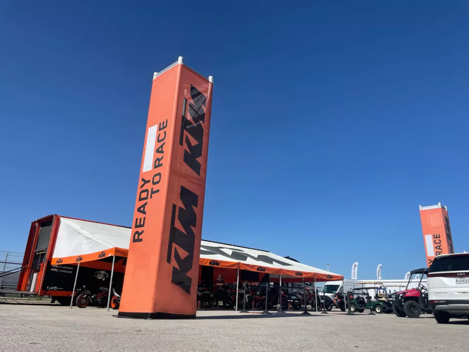 Tall Truss Signage | Event Tent Display