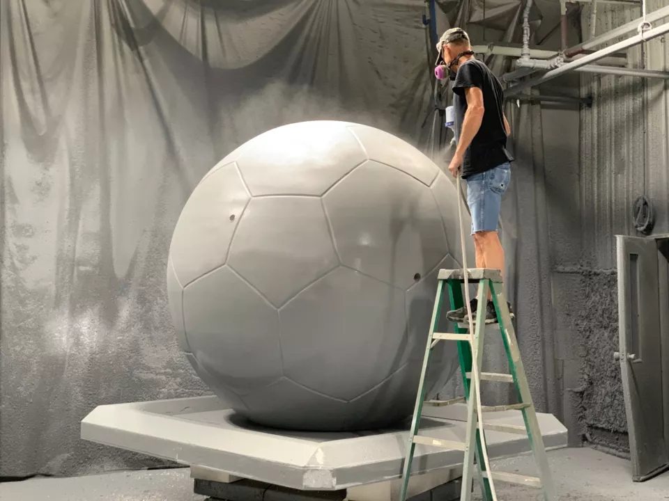 Foam3D Soccer Ball | Giant Props Fabrication