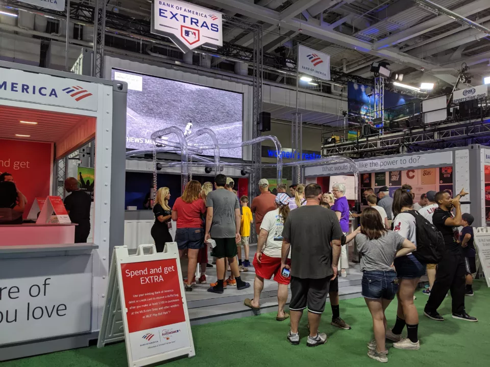 Bank of America Event Activation | Trade Show Booth Event Mockup