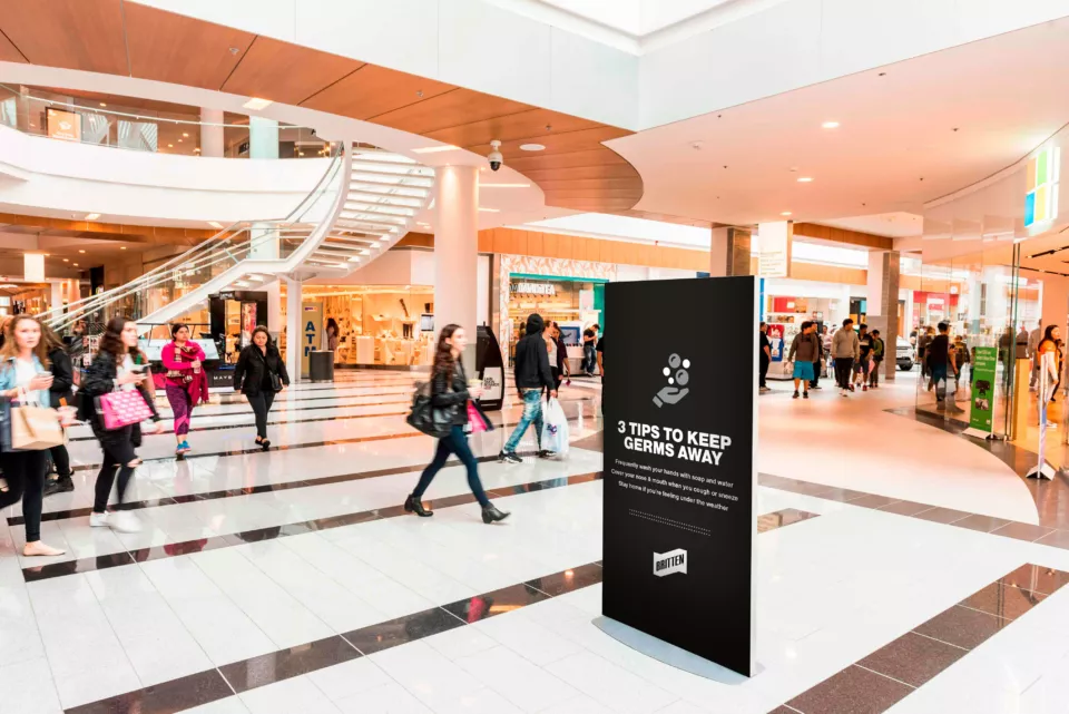 Mall Standing Banner | Britten Infinity Standee