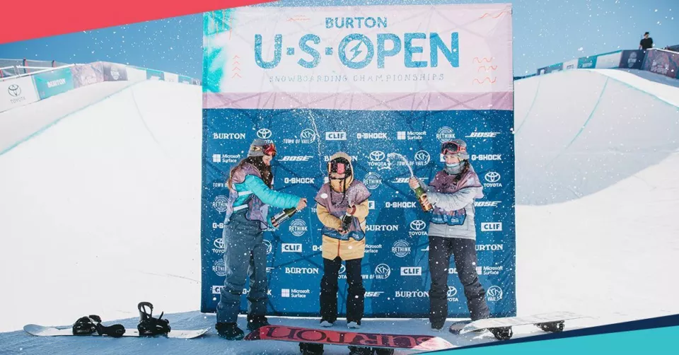 Step and Repeat Backdrop | Burton US Open