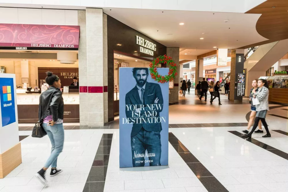 Freestanding Mall Banner | Mall Standee
