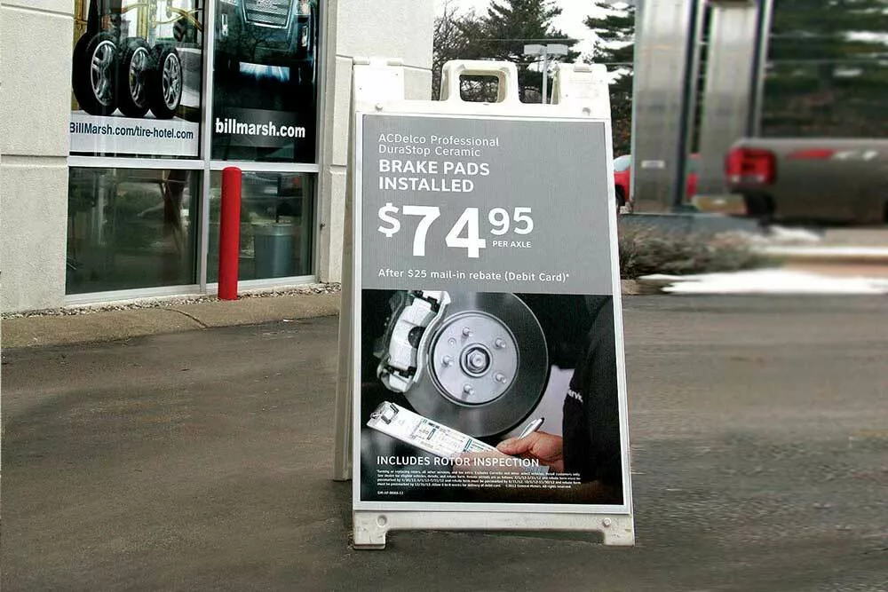 A-Frame Signs | Customized Fold Out Sign
