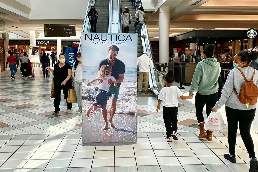 Infinity Banner Standee | Borderless Standing Sign