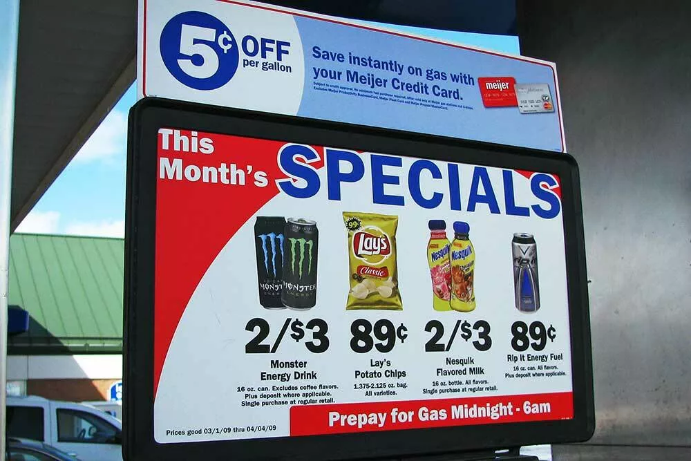 Point of Sale Signage | Gas Pump Advertising