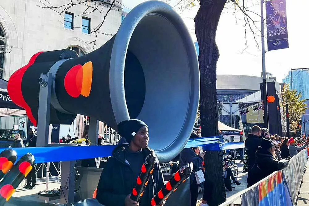 Oversized 3D Props | Large Megaphone for Sponsored Event