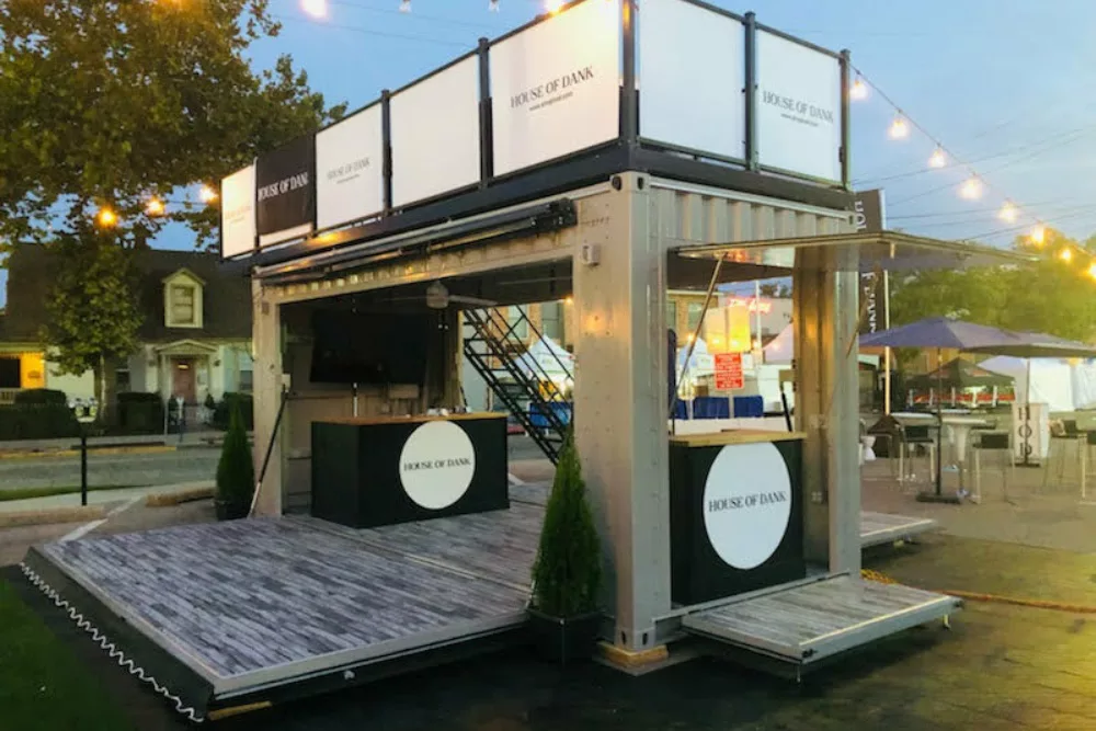 Custom Shipping Container for Outdoor Events | Pop-Up Product Display