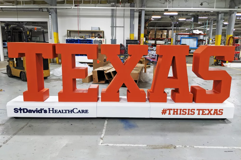 Huge Foam Letters | Outdoor Logo Sculpture