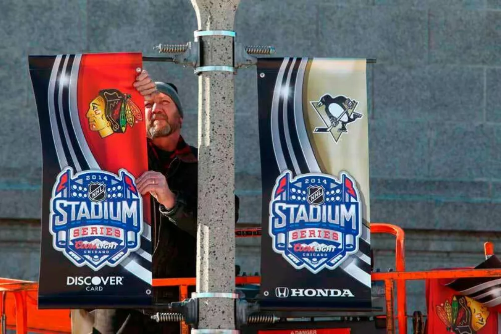 BannerSaver Wind Spilling Brackets | Weatherproof Light Post Banners