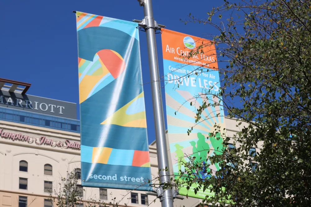 Custom Made Banners | Light Pole Banners for Cities