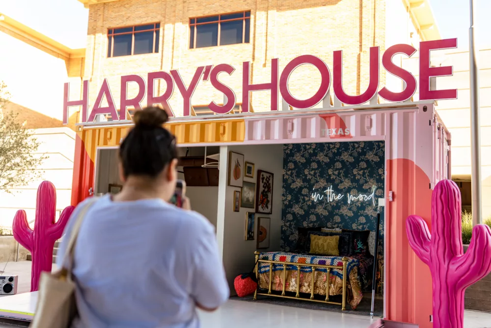Harry Styles Moody Center Event Activation Shipping Container