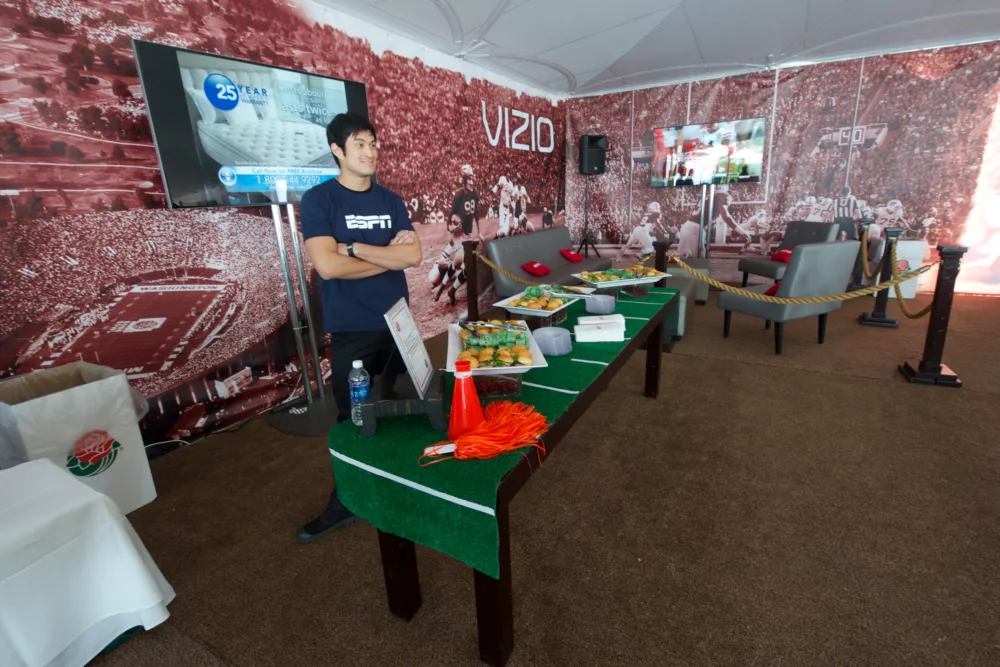 Rose Bowl Vinyl Backdrop