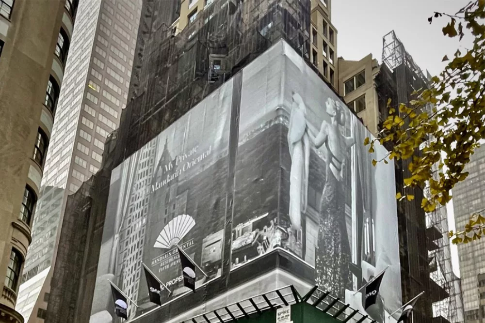 Coach Building Wrap | Large Format Advertising