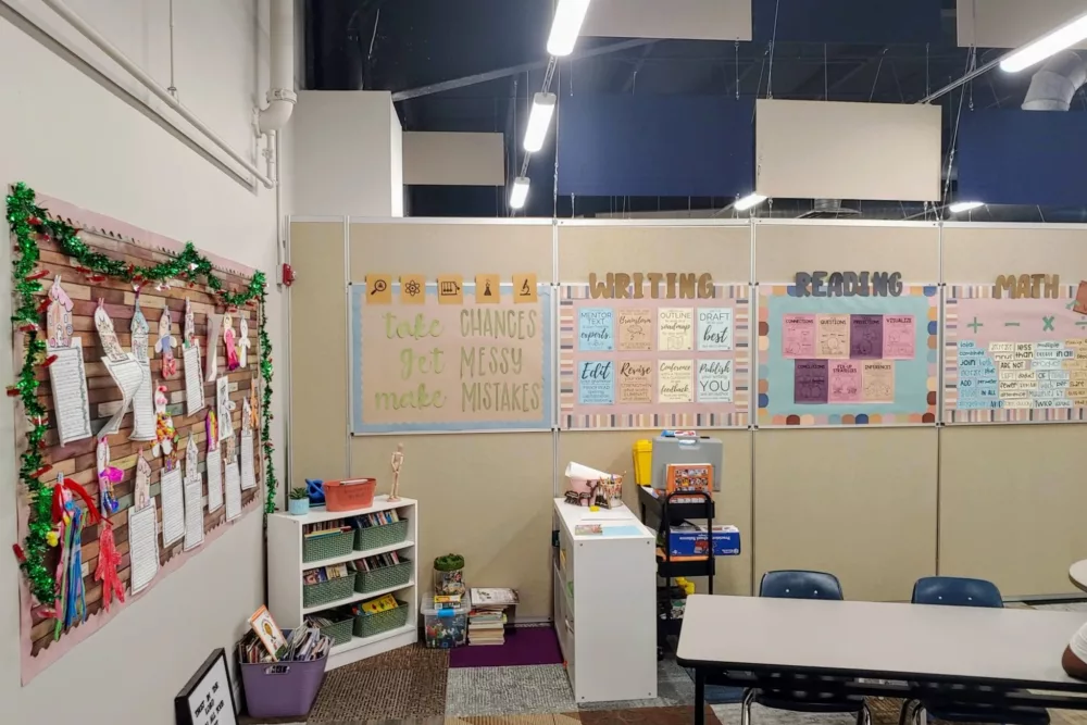Temporary Walls for Schools | Freestanding Partition Walls