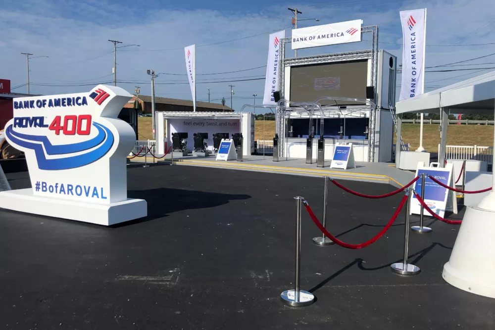 NASCAR Event Activation | Foam3D Logo Sign and Event Truss