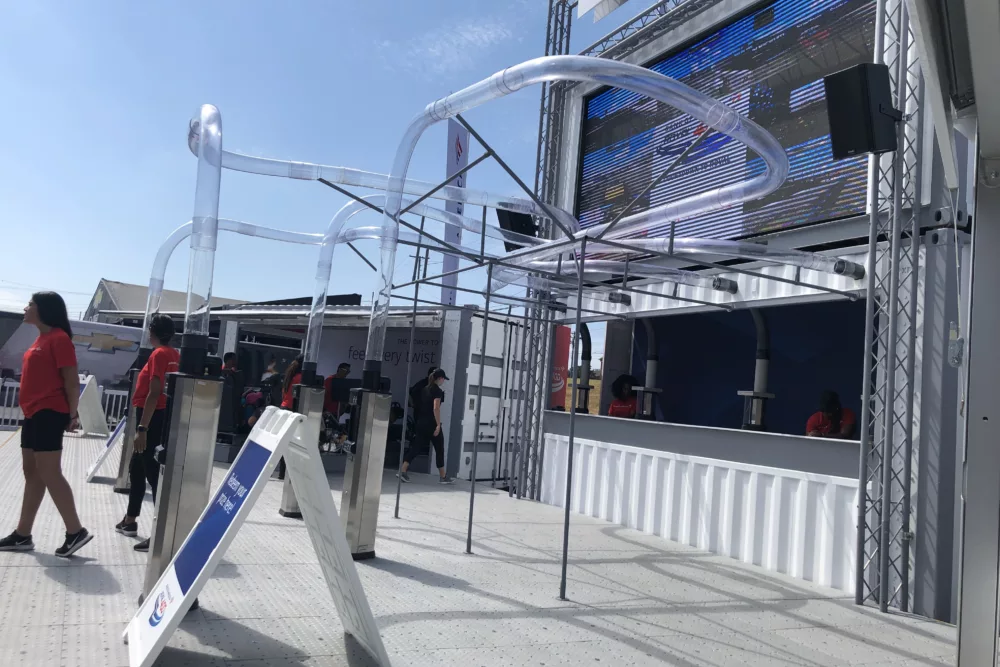 Custom Entry Booth for Event Activation | Shipping Container Booth