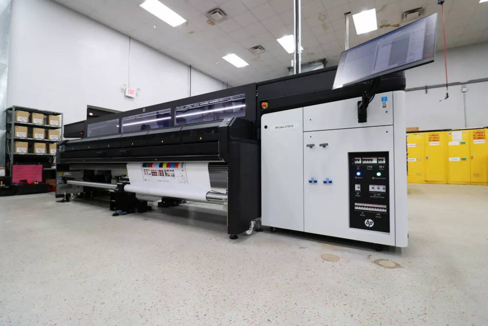 HP2700 Printer Printing a Color Test Page