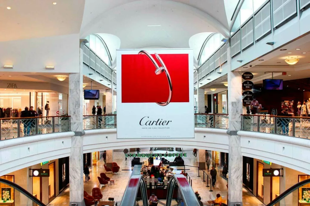 Banner Drop Hanging Banner | Mall Advertisement