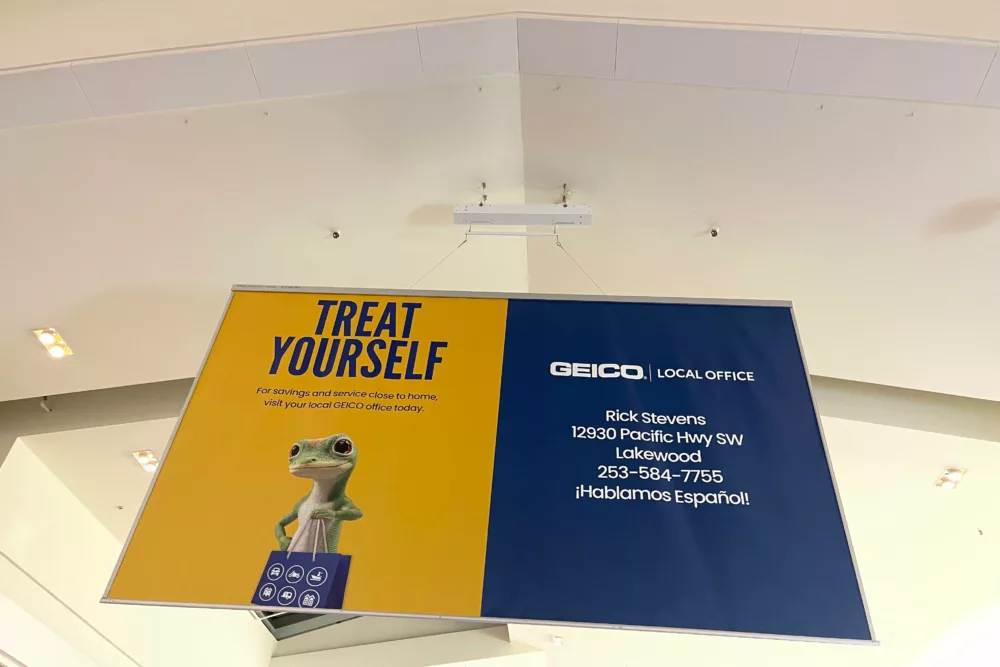 Automatic Hanging Banner | Large Ceiling Banner