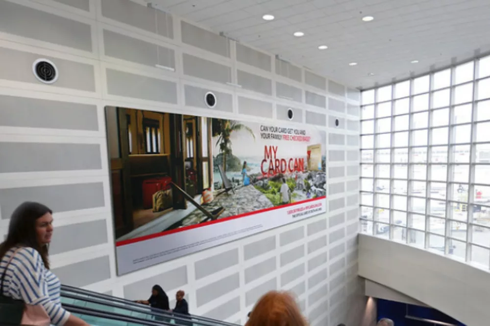 Airport Banner Advertisement | Wall Mounted Banner