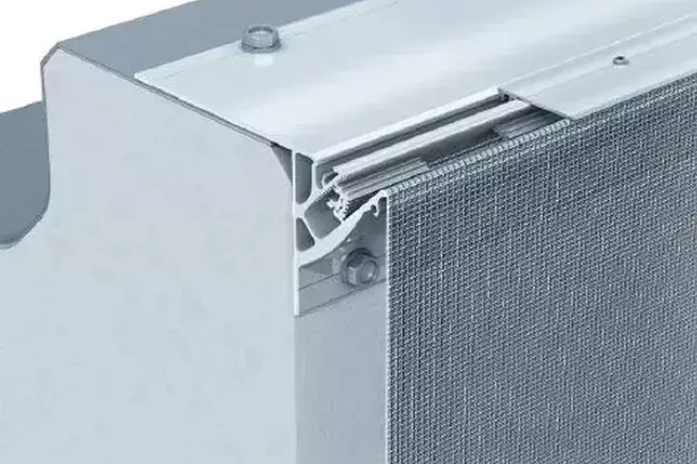 Textile Cladding Fastening Systems Closeup